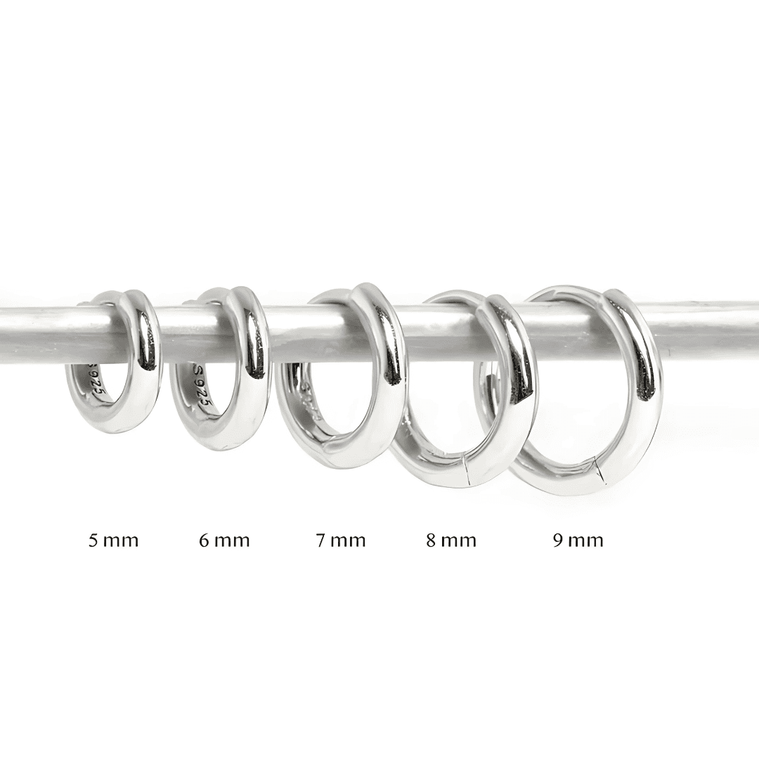 ELEGANTE S925 DUNNE CREOOL OORBELLEN