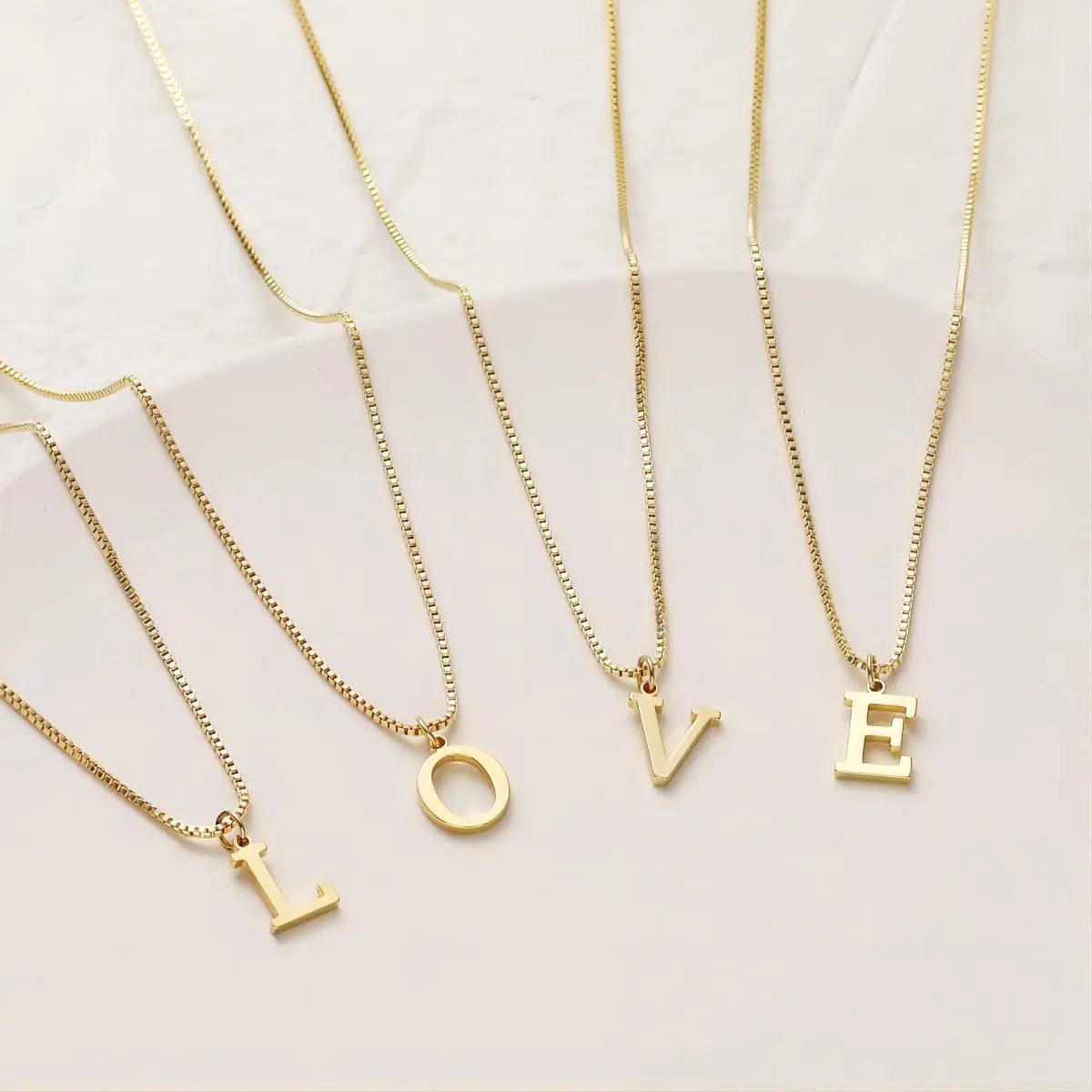 Halsketting met Initialen | 18K Goud