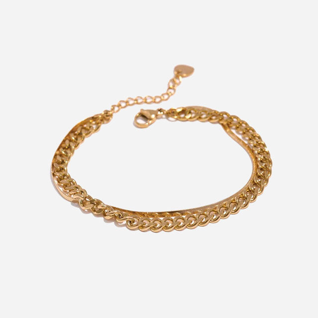 Cuban Armband |18K Goud 6mm
