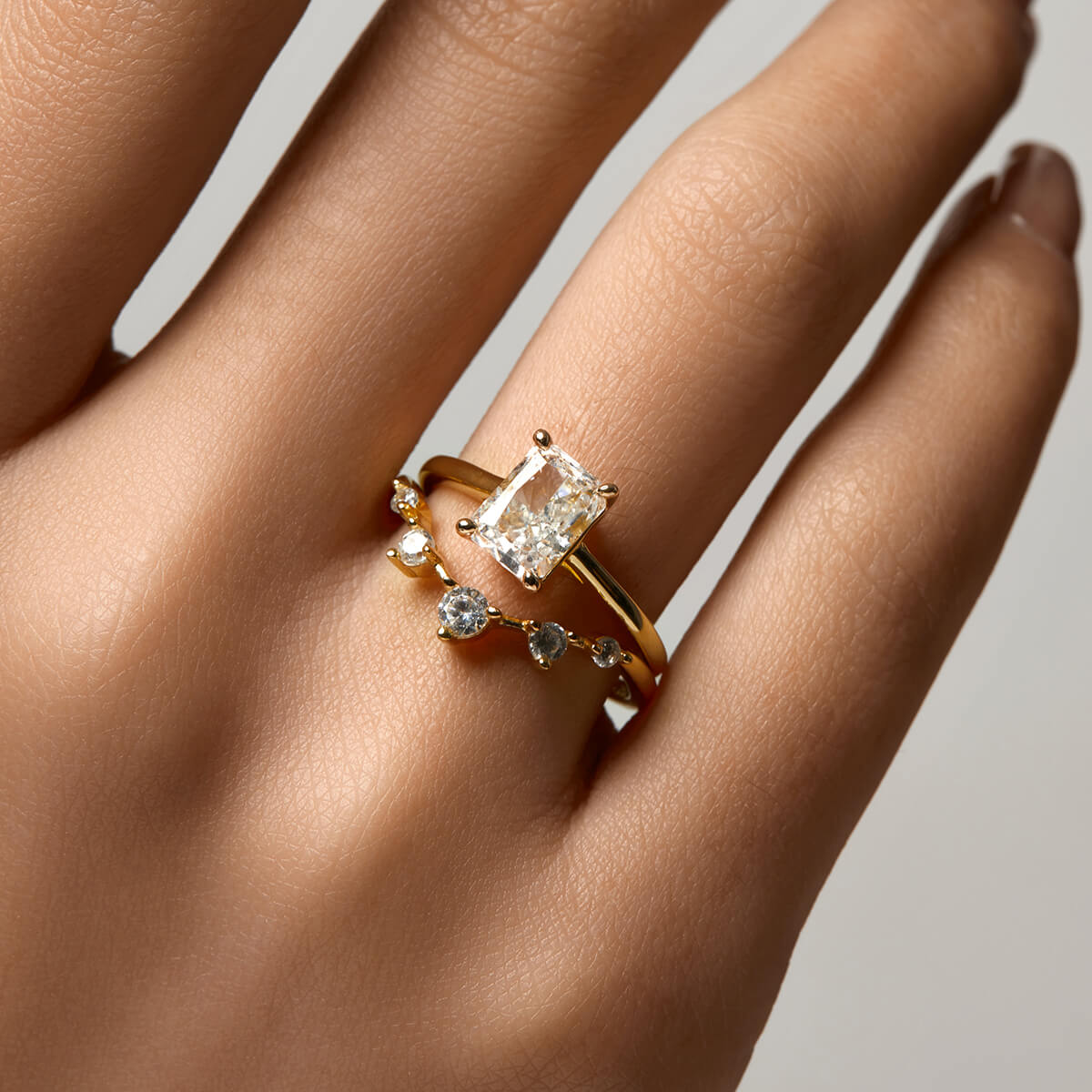 Stralende Solitaire Ring – 14K Goud