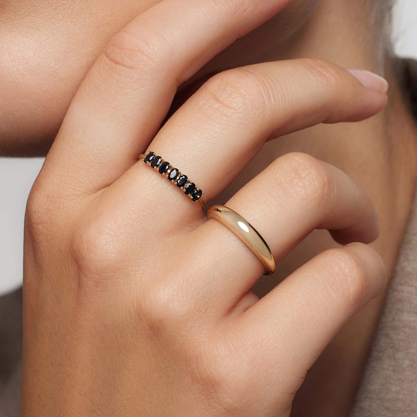 18k Gouden Massieve Ring