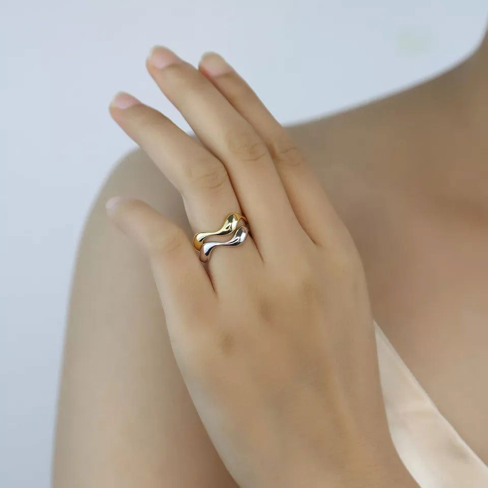 Wave Ring | 18K Goud