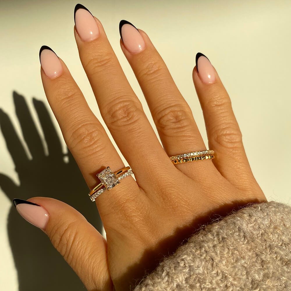 Stralende Solitaire Ring – 14K Goud