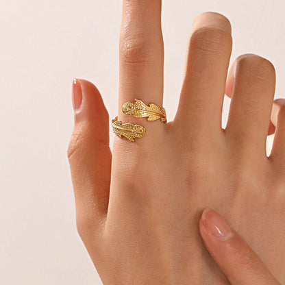 Koraal Ring | 18K Goud