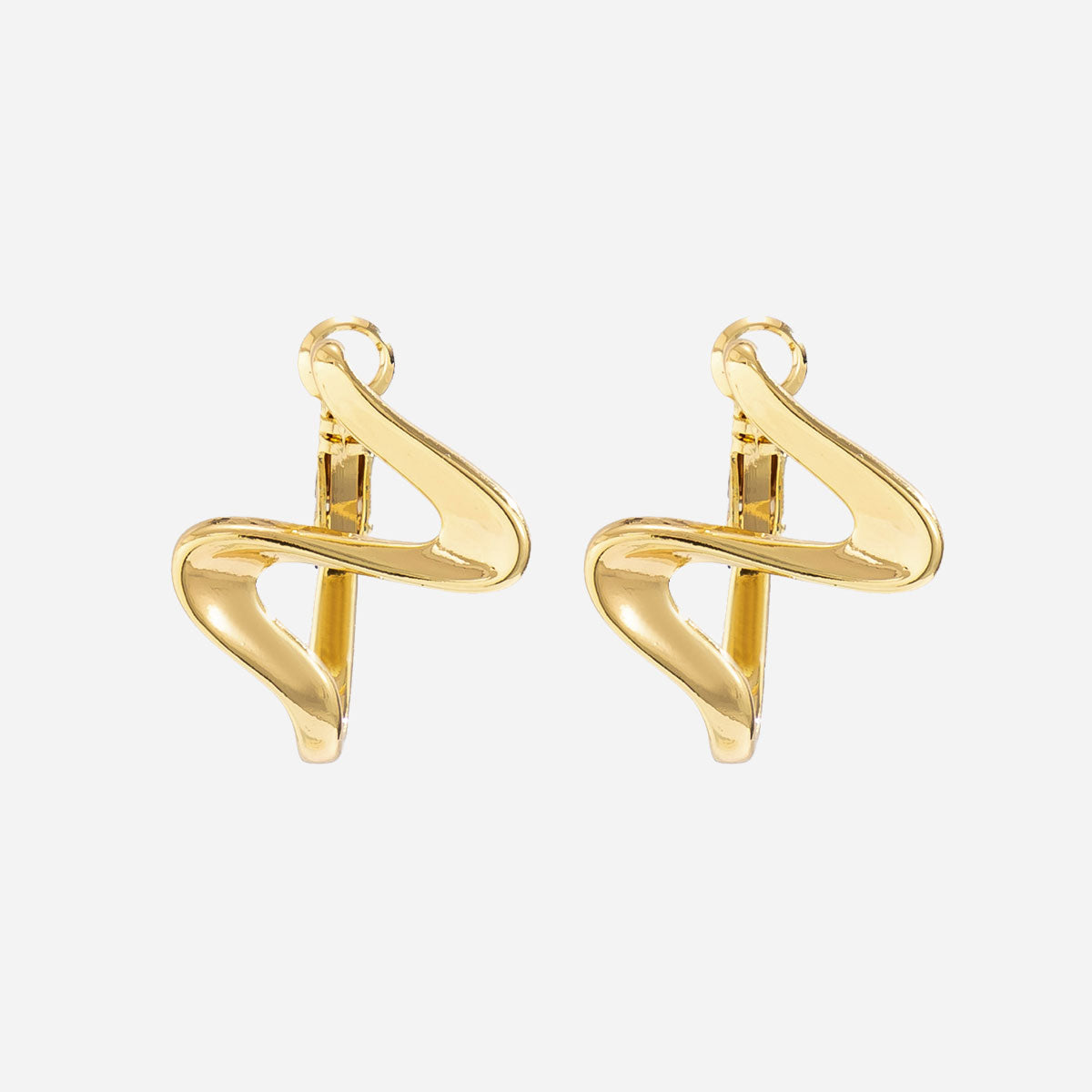 Wave Oorbellen | 18K Goud