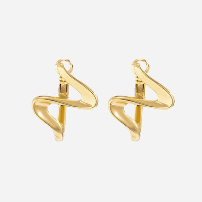 Wave Oorbellen | 18K Goud