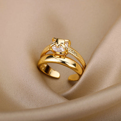 Isa ring | 18K Goud