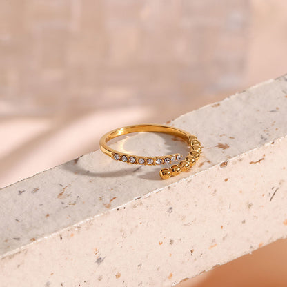 Luna Shine Ring | 18K Goud