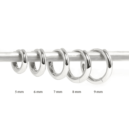 ELEGANTE S925 DUNNE CREOOL OORBELLEN