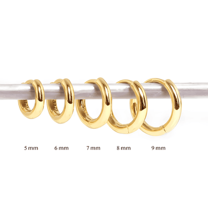 ELEGANTE S925 DUNNE CREOOL OORBELLEN