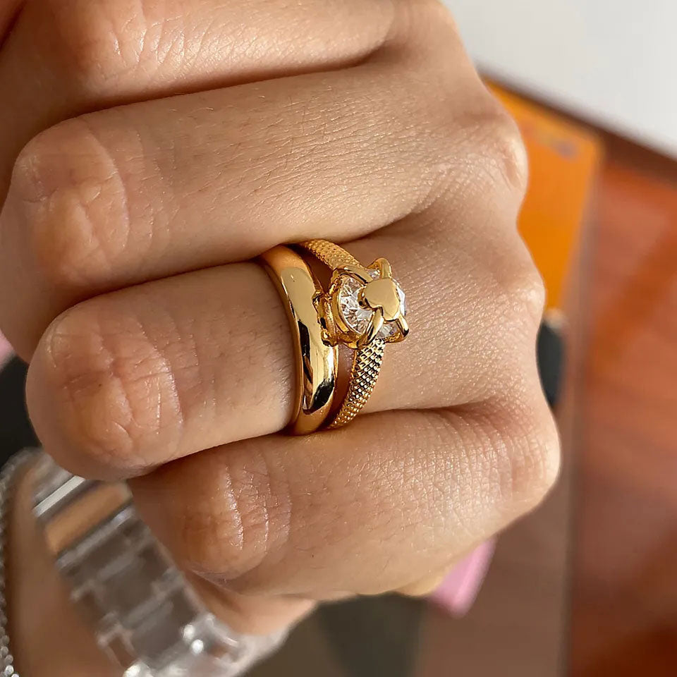 Isa ring | 18K Goud