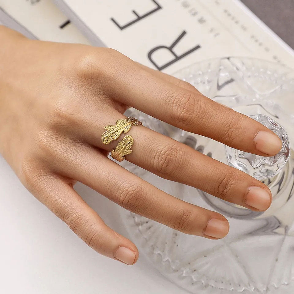 Koraal Ring | 18K Goud