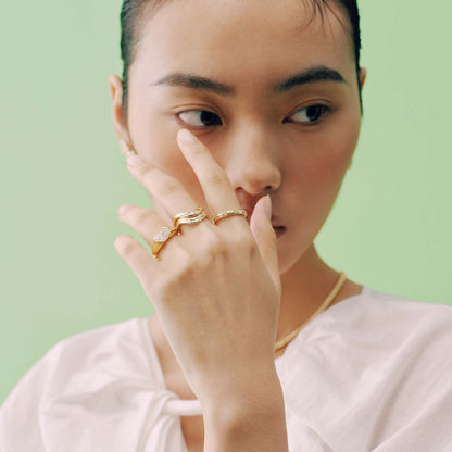 Cala Ring – 14K Goud