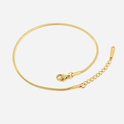 Rosa enkelbandje | 18K Goud 1.5mm