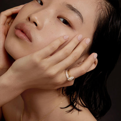 Feu Ring – 14K Goud