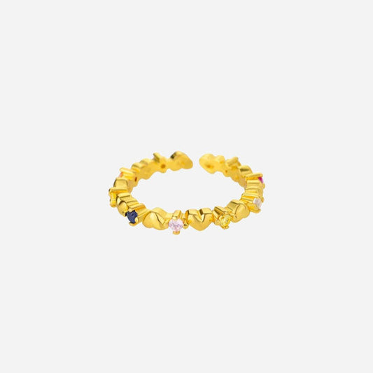 Lisa Zirconia Ring | 18K Goud