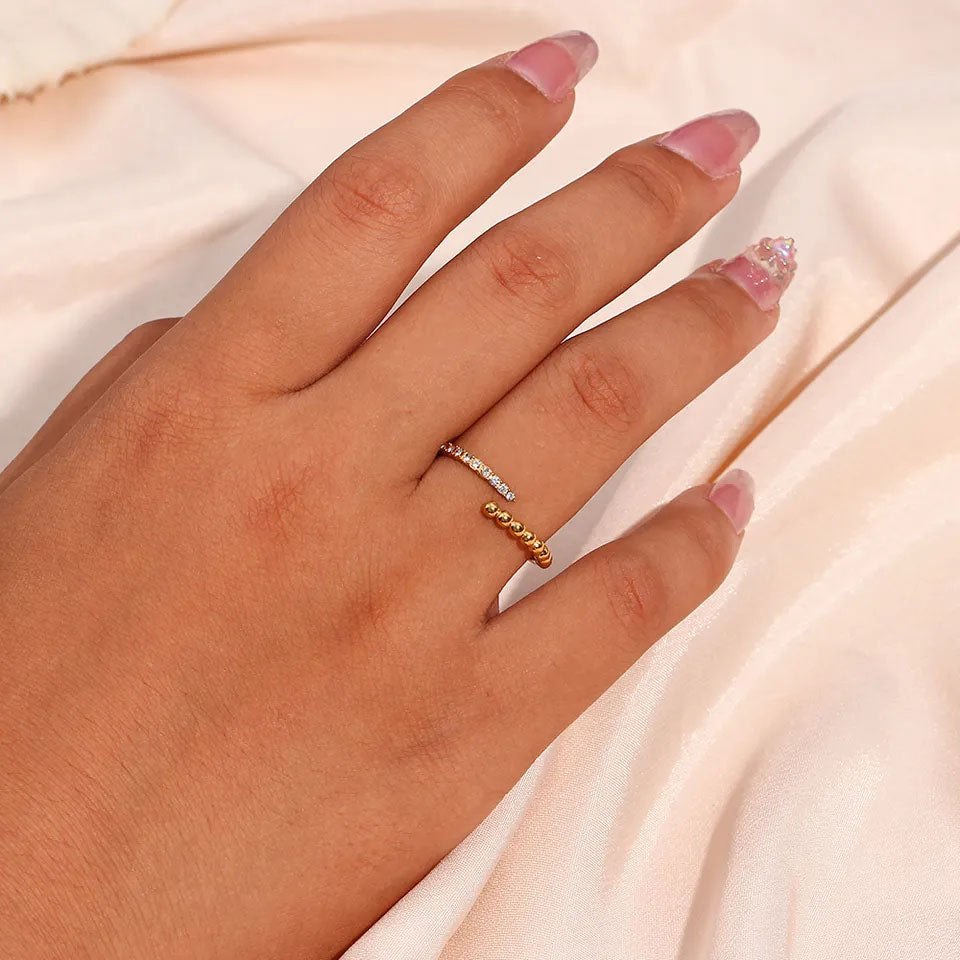 Luna Shine Ring | 18K Goud