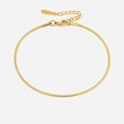 Rosa enkelbandje | 18K Goud 1.5mm