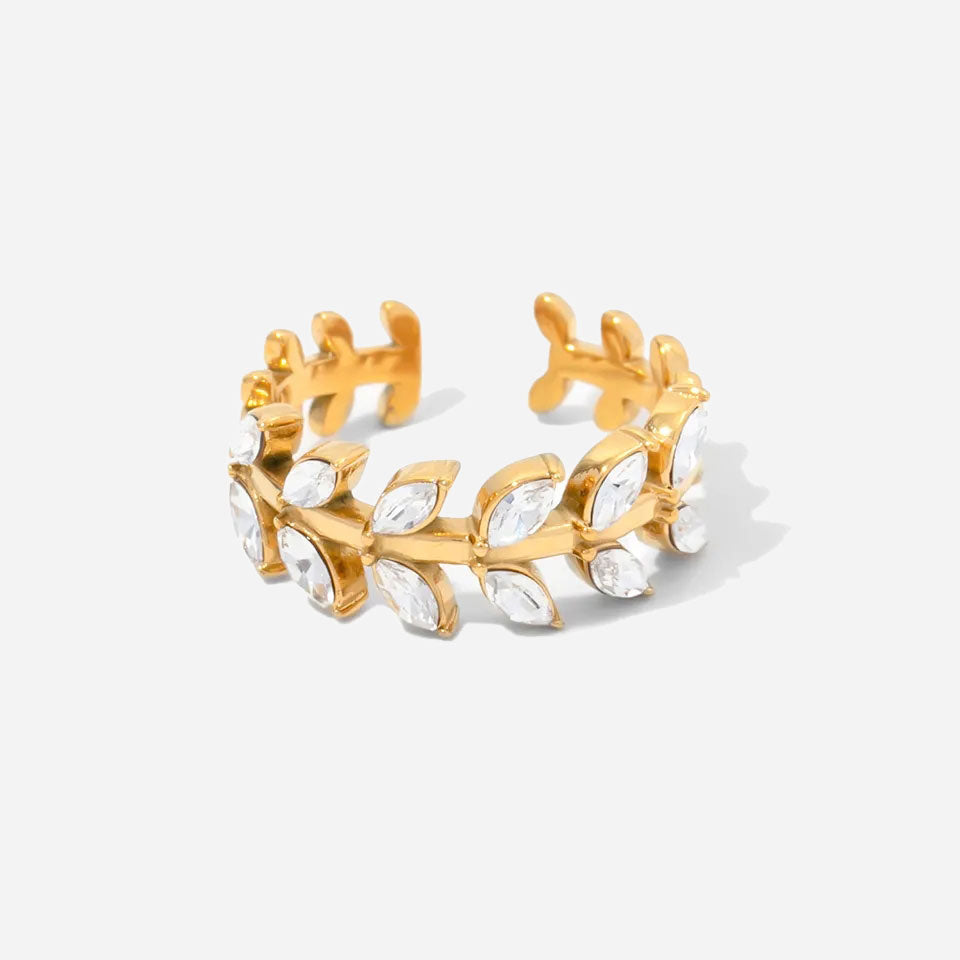 Zirconia Ring | 18K Goud