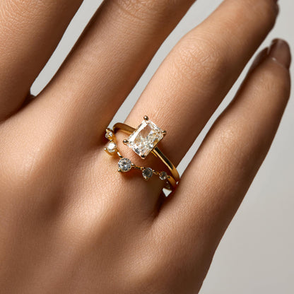 Stralende Solitaire Ring – 14K Goud