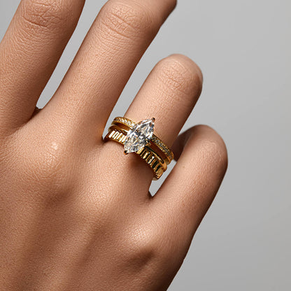 Feu Ring – 14K Goud