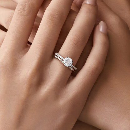 Pavé Alis Ring – 14K Goud