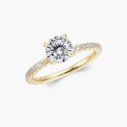 Pavé Alis Ring – 14K Goud