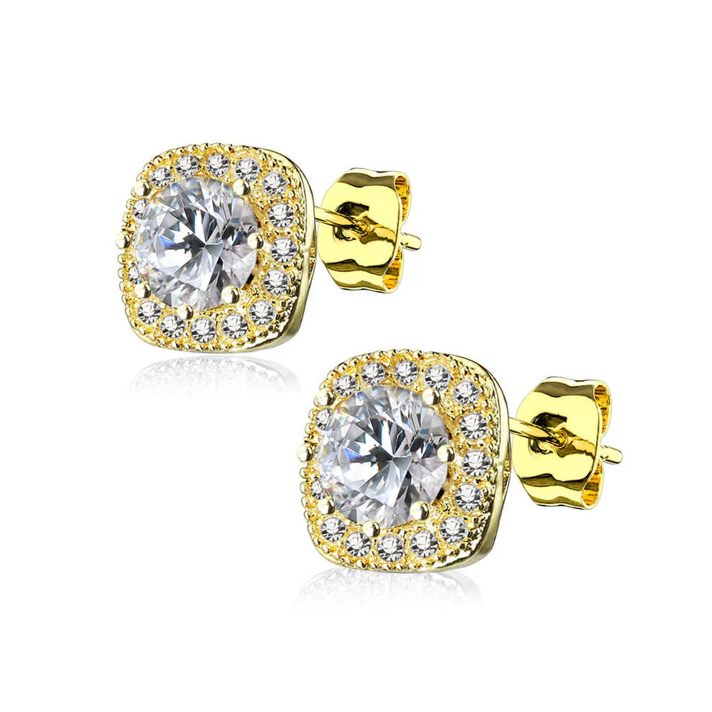 Diamanten oorbellen | 18k Goud