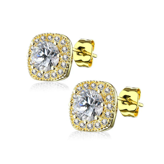 Diamanten oorbellen | 18k Goud
