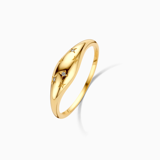 Diamanten ring | 18k Goud