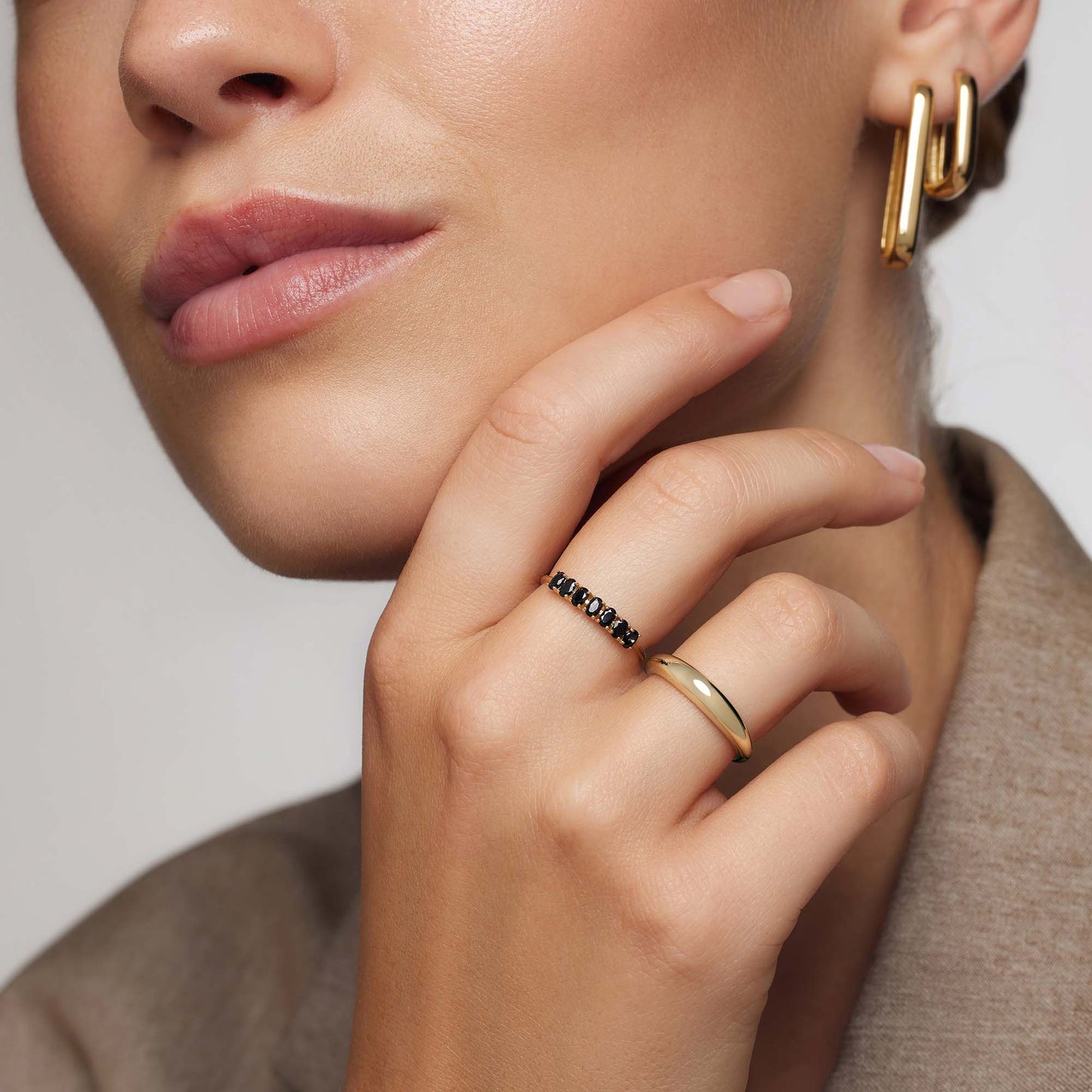 18k Gouden Massieve Ring