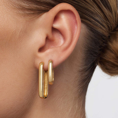 Icon Hoops | 18K Goud
