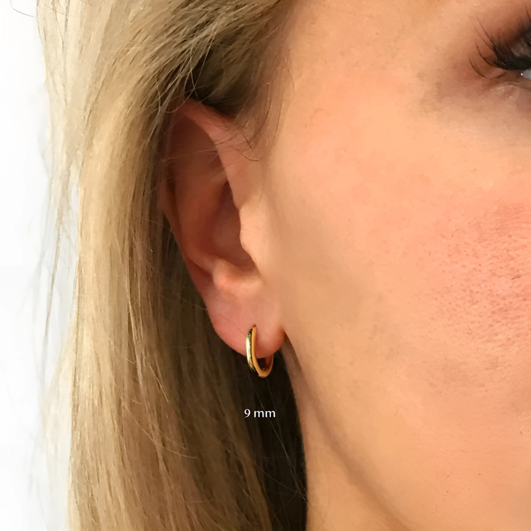 RHEA KLASSIEKE HOOPS – S925 ZILVER