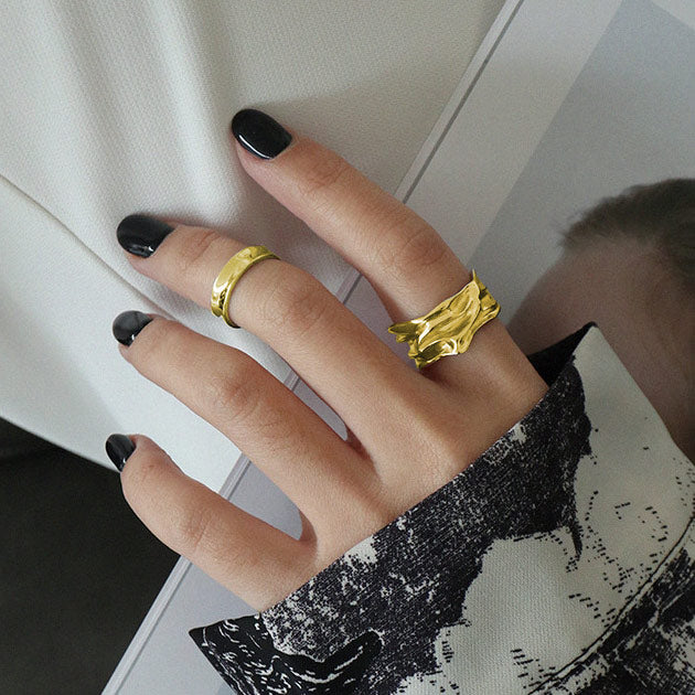 Rosa Big ring | 18K Goud