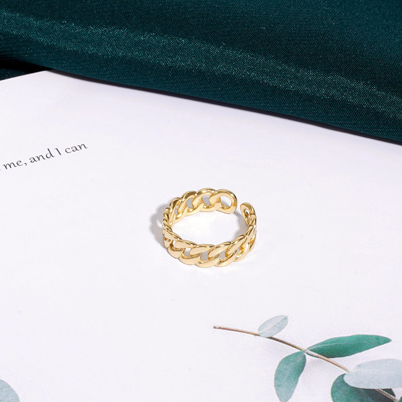 Panzer Ring – 18K Goud
