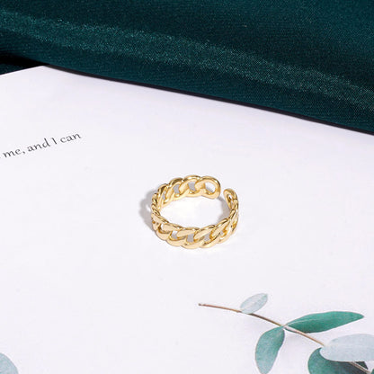 Panzer Ring – 18K Goud