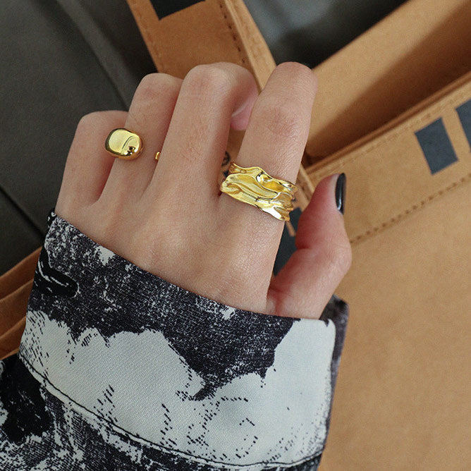 Rosa Big ring | 18K Goud
