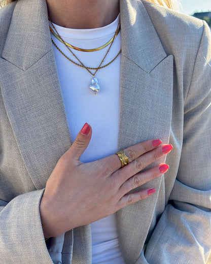 Rosa Big ring | 18K Goud