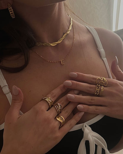 Rosa Big ring | 18K Goud