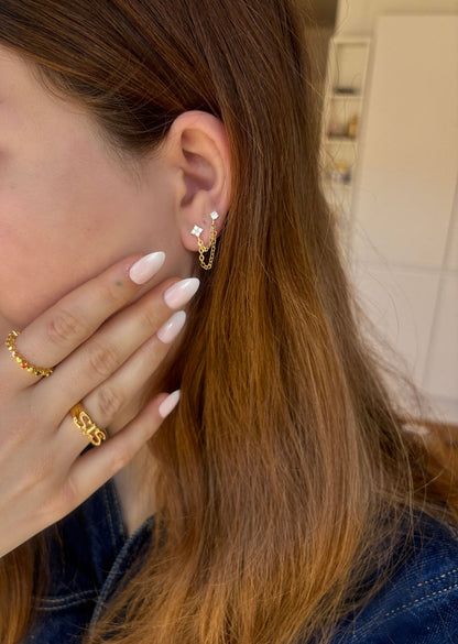 Lisa Zirconia Ring | 18K Goud