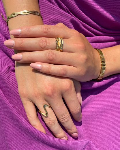 Rosa Big ring | 18K Goud