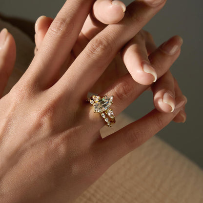 Elora Ring – 14K Goud