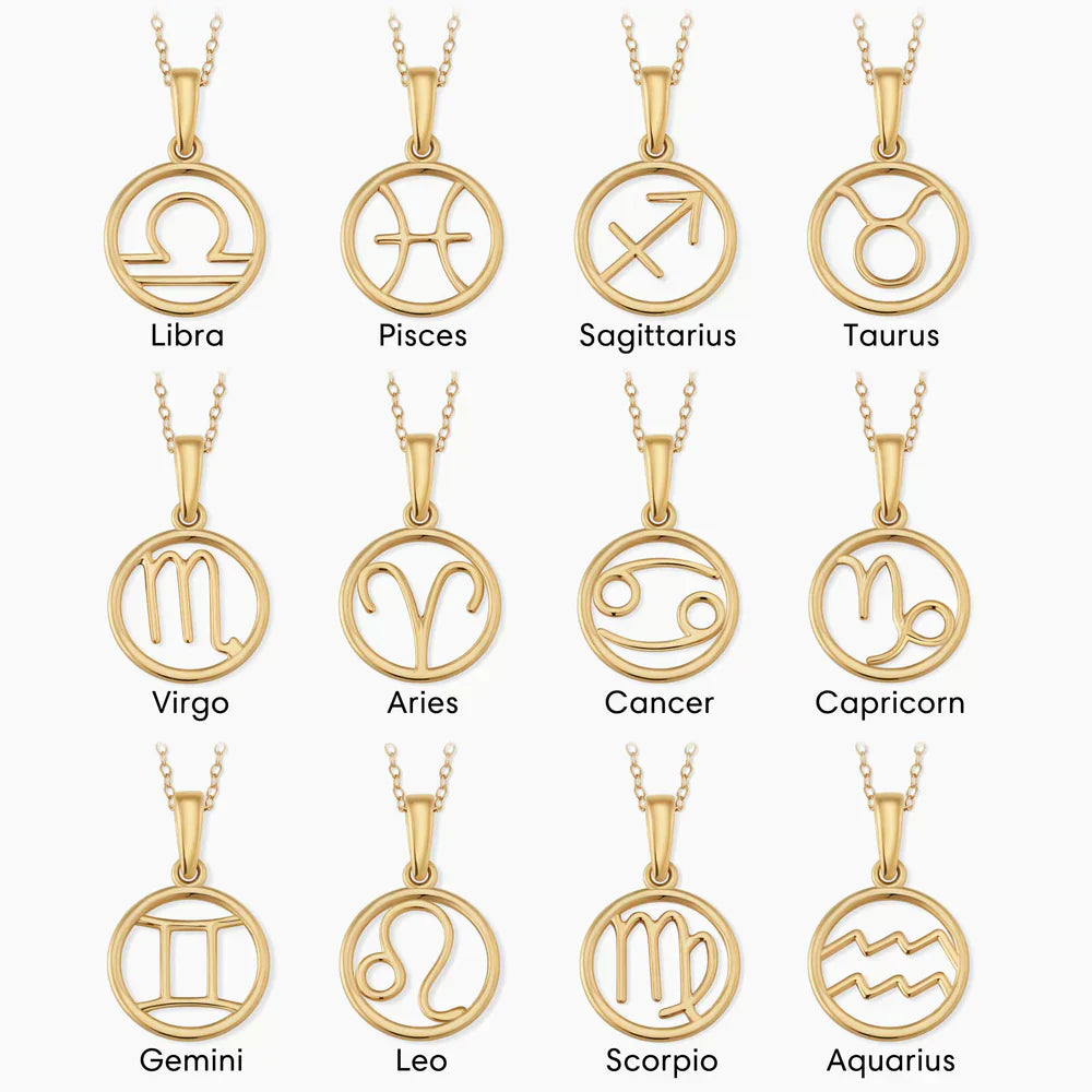 18K gouden sterrenbeeld ketting