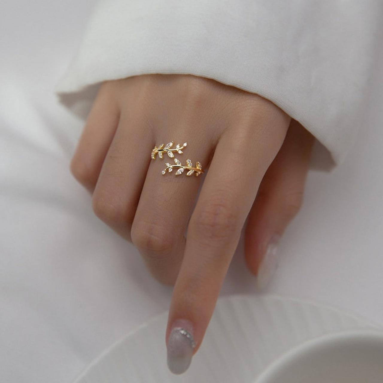 Zirconia ring | 18K Goud