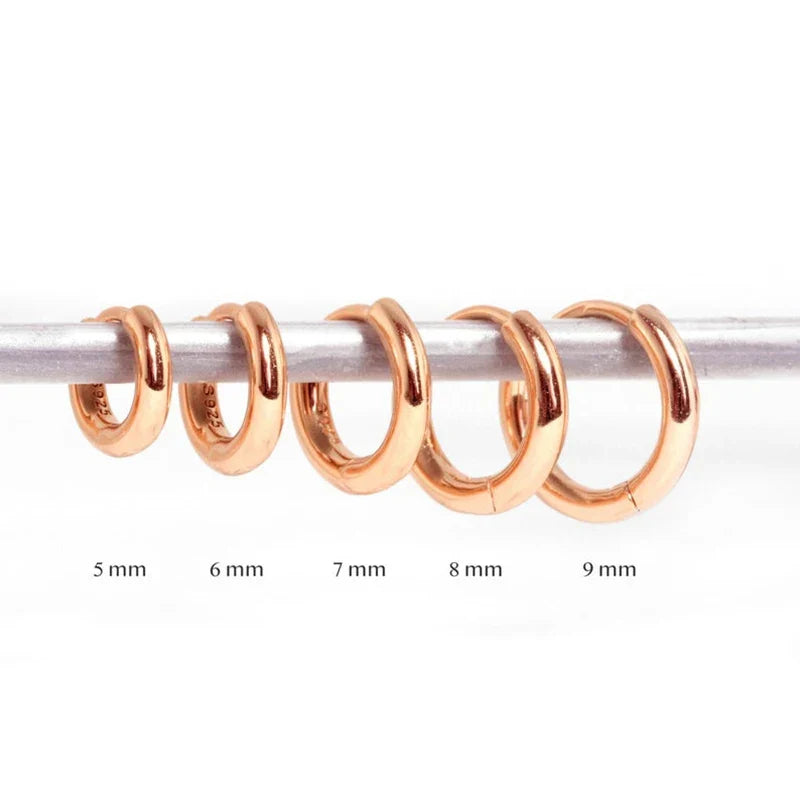RHEA KLASSIEKE HOOPS – S925 ZILVER