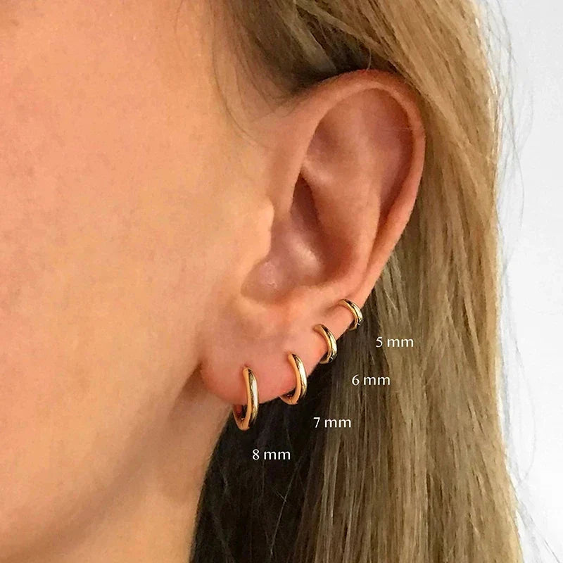 RHEA KLASSIEKE HOOPS – S925 ZILVER