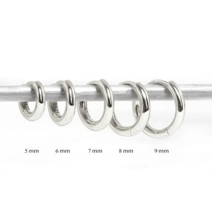 RHEA KLASSIEKE HOOPS – S925 ZILVER