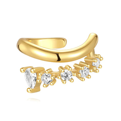 NYLA DUBBELLAAGSE EAR CUFF