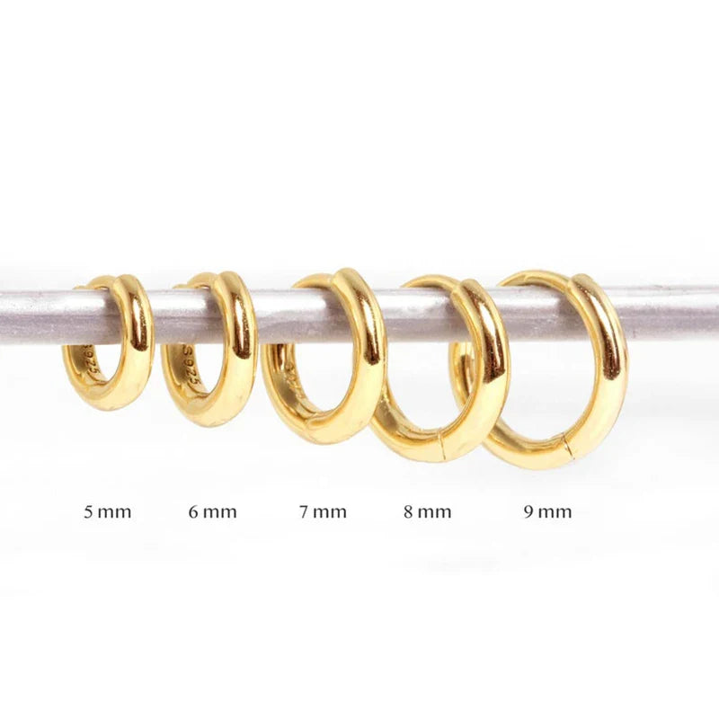 RHEA KLASSIEKE HOOPS – S925 ZILVER
