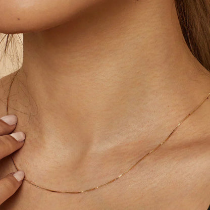 Ketting Bodega Box | 18k Goud